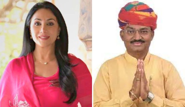 Diya Kumari and Prem Chand Bairwa